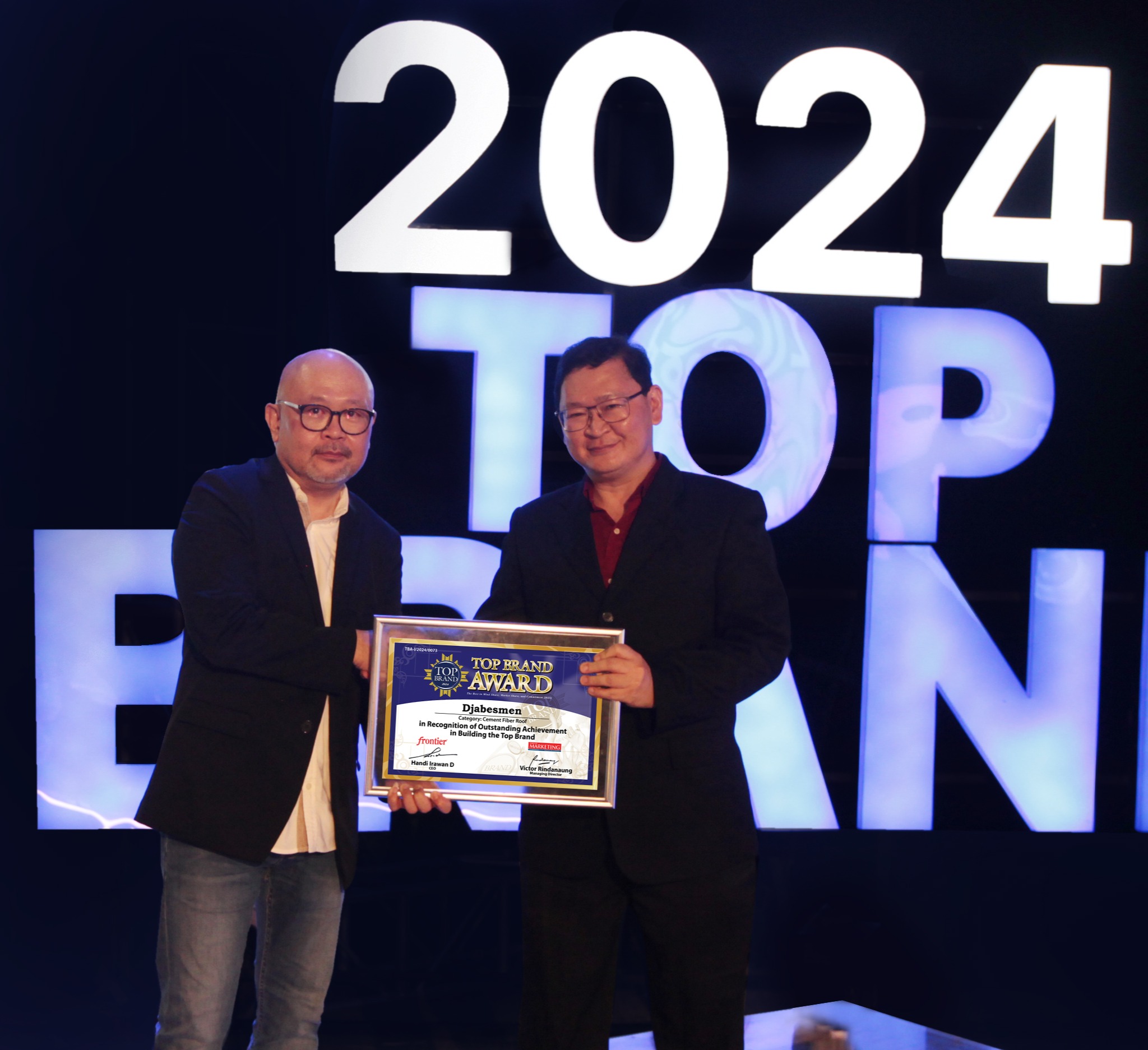 Djabesmen Regains Top Brand No.1 Award for the Tenth Time